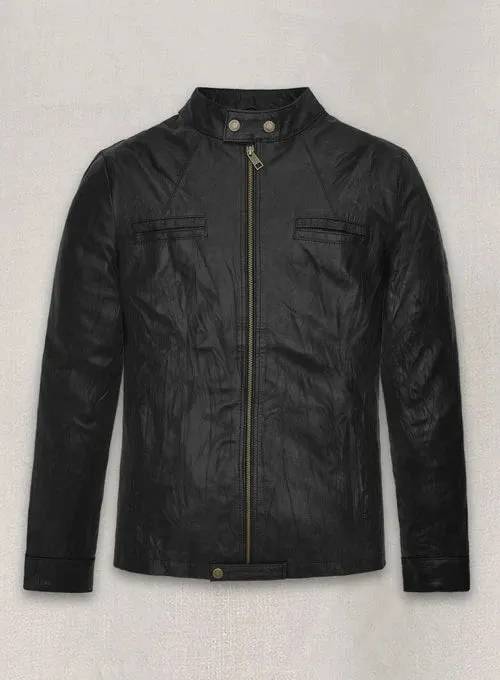 Amazing Zac Efron 17 Again Leather Jacket | Zac Efron Bomber Style Jacket by TJS