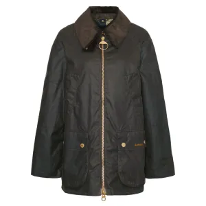 Barbour Allerston Wax Ladies Jacket - Olive/Ancient