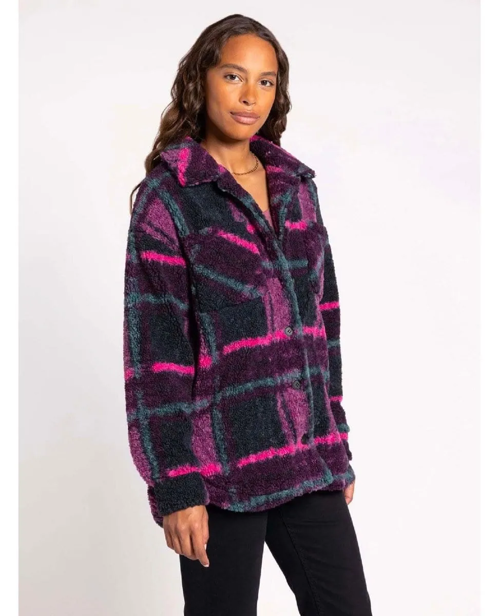 Bennett Plaid Pink Shacket