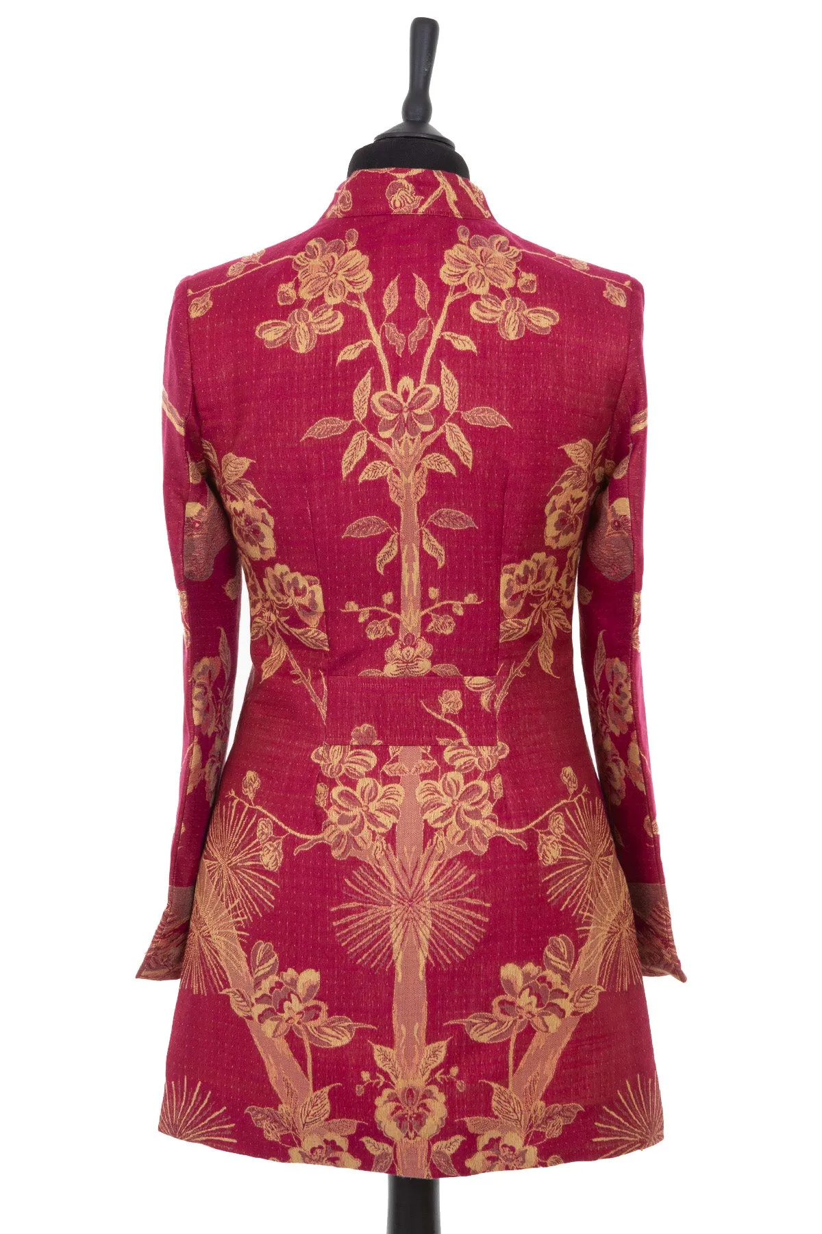 Bhumi Jacket in Deep Raspberry - In Stock Sale