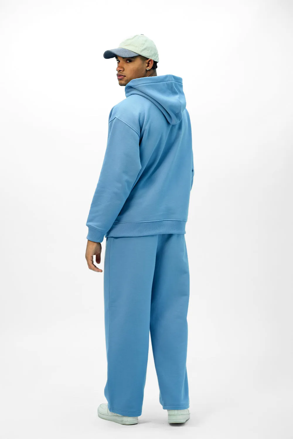 Blue Wear A Hug Oversized Hoodie