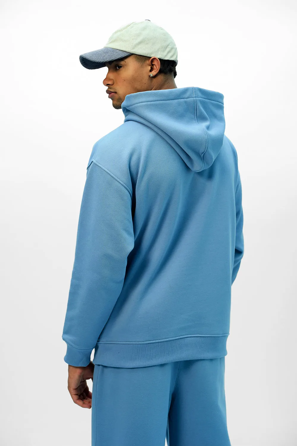 Blue Wear A Hug Oversized Hoodie