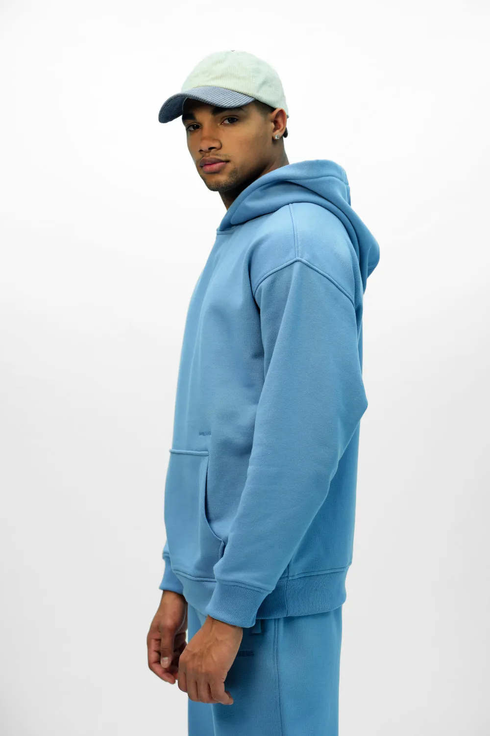 Blue Wear A Hug Oversized Hoodie