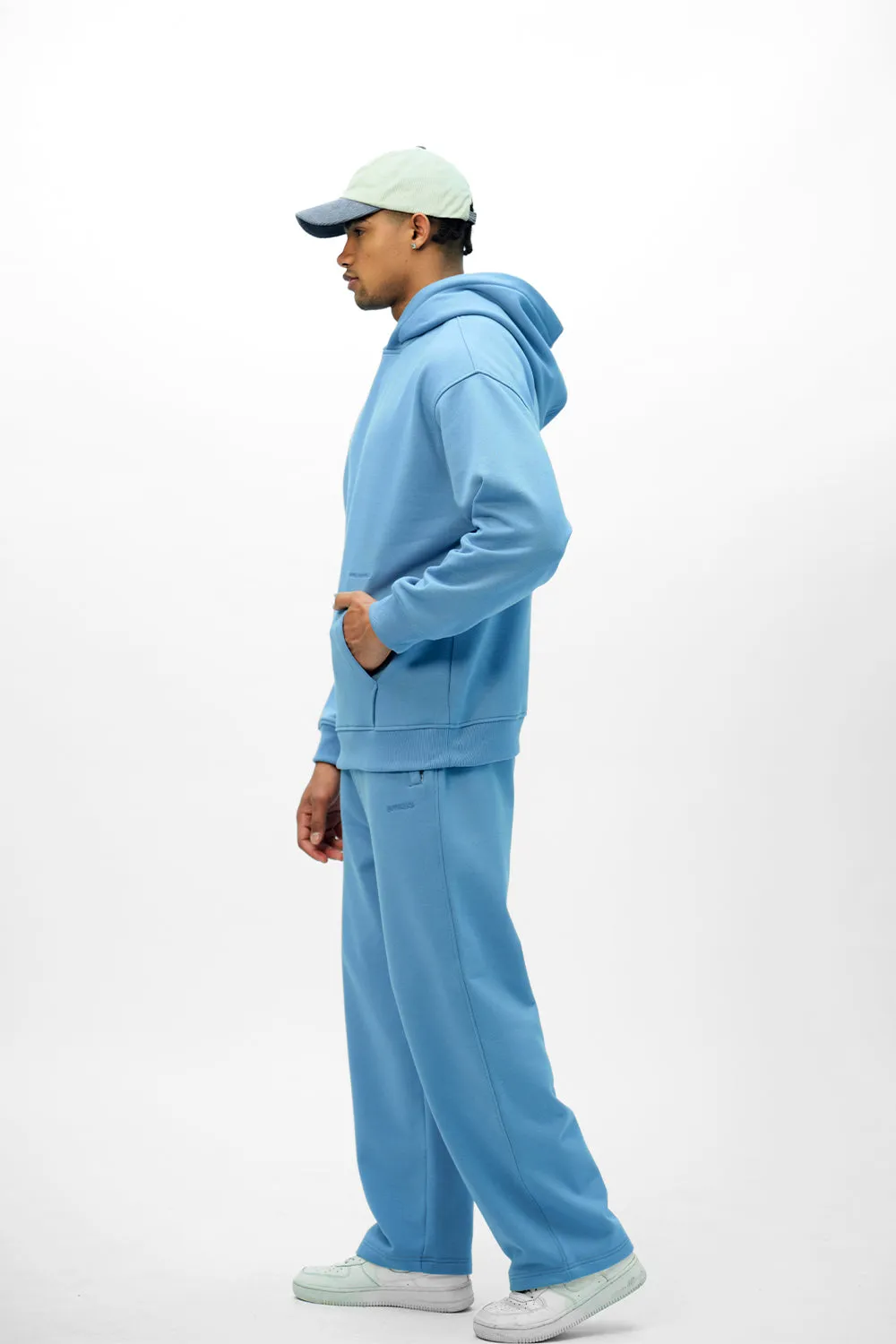 Blue Wear A Hug Oversized Hoodie