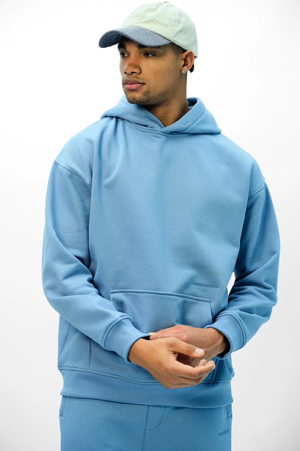 Blue Wear A Hug Oversized Hoodie