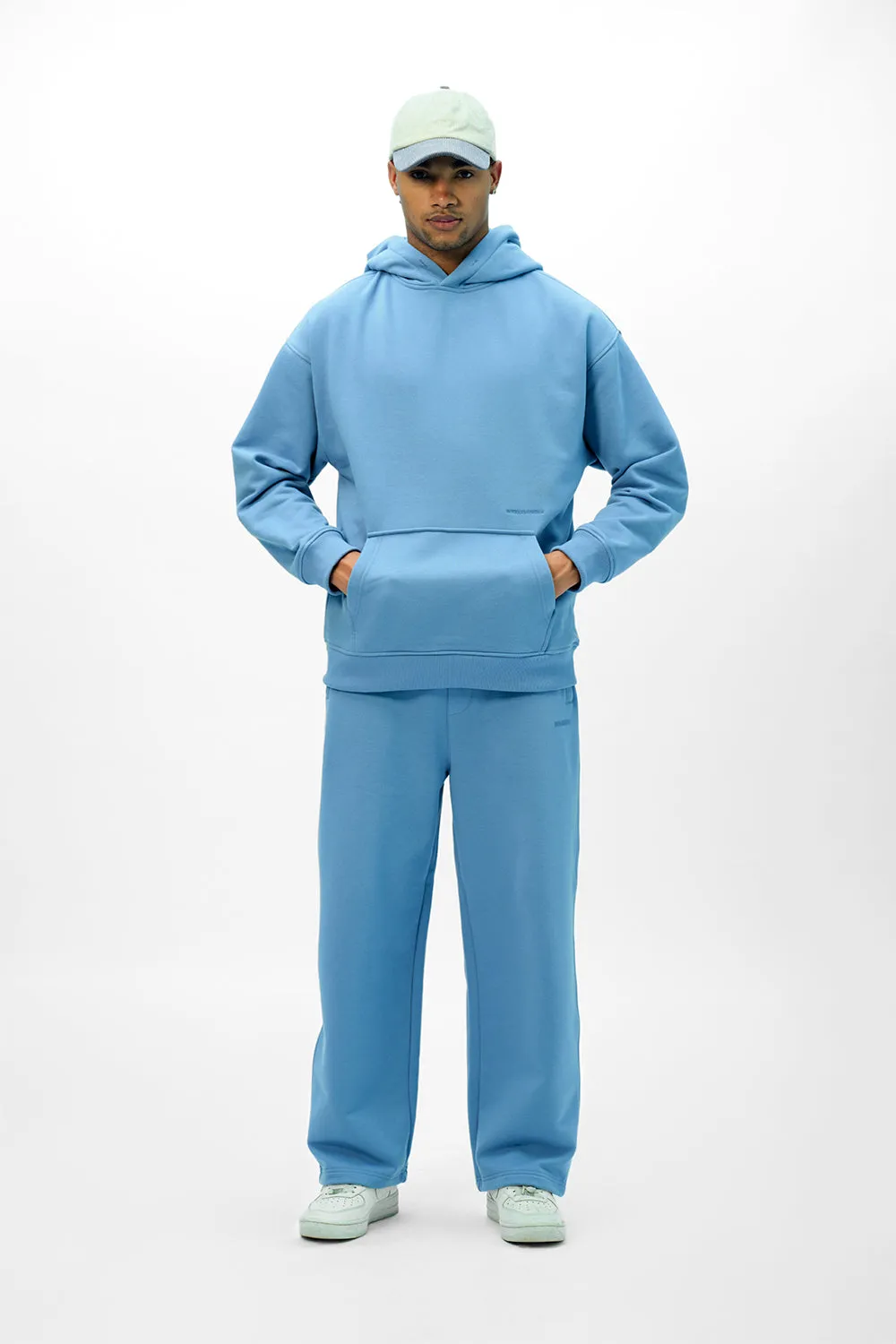 Blue Wear A Hug Oversized Hoodie