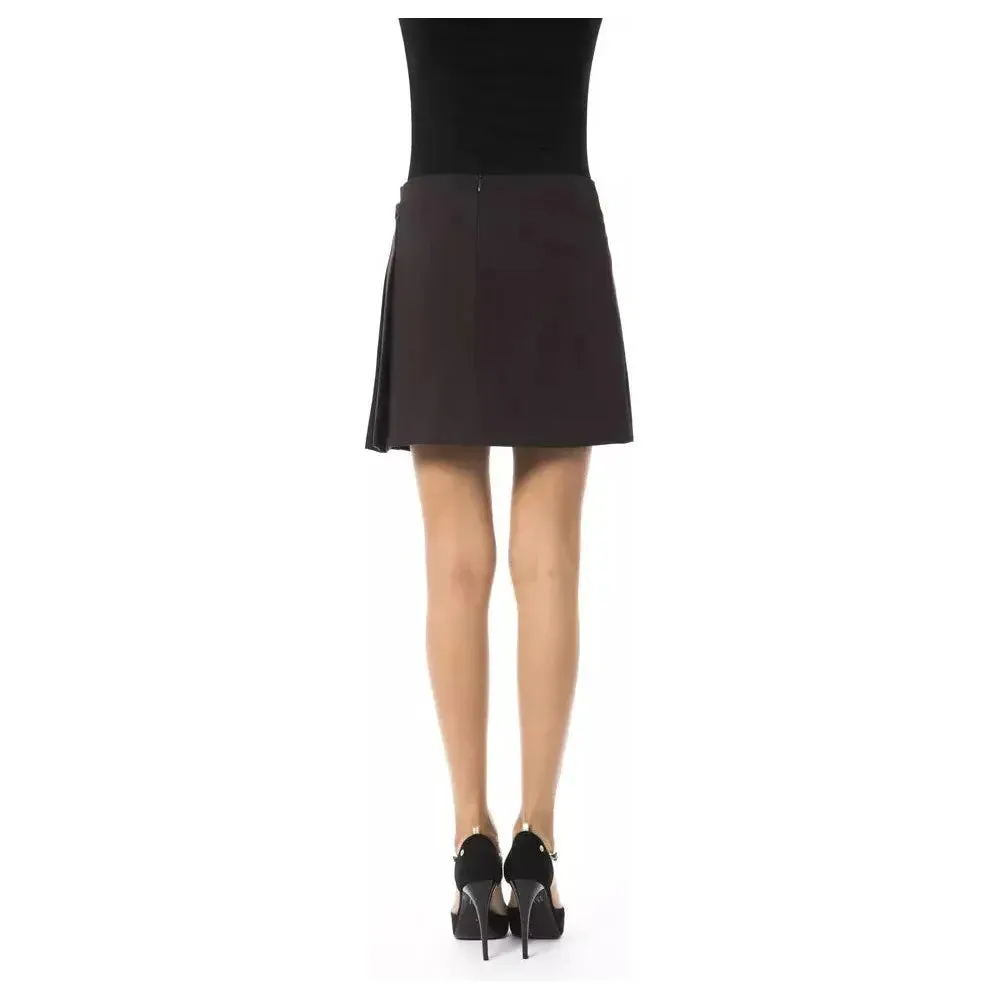 BYBLOS Brown Polyester Women Skirt