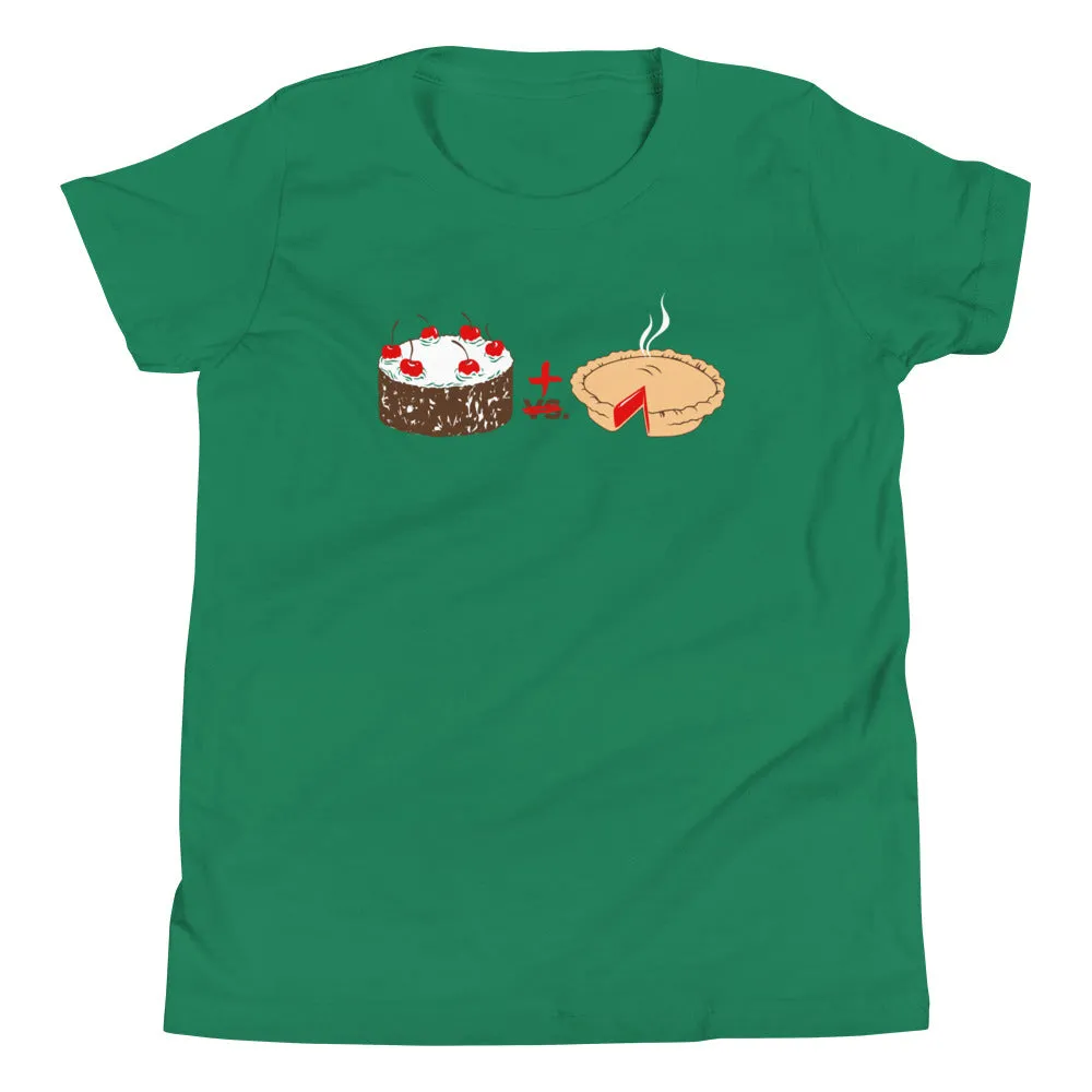 Cake Plus Pie Kid's Youth Tee