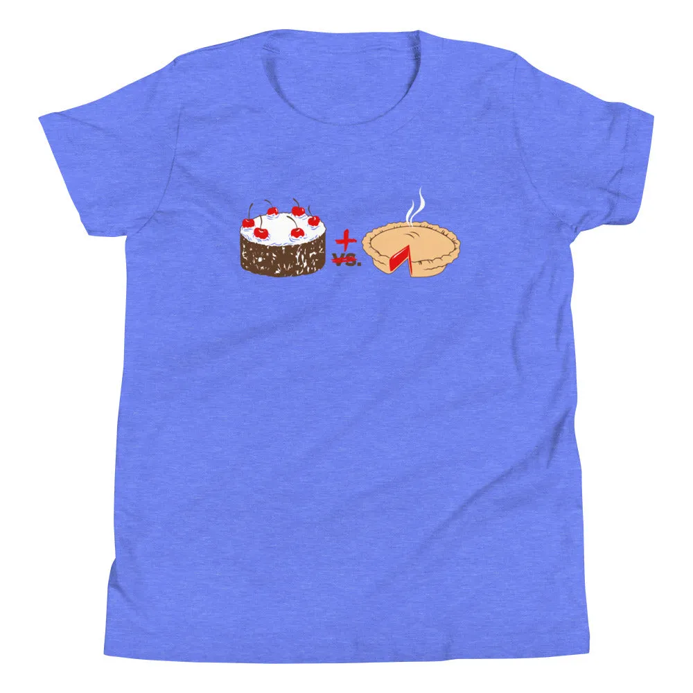 Cake Plus Pie Kid's Youth Tee