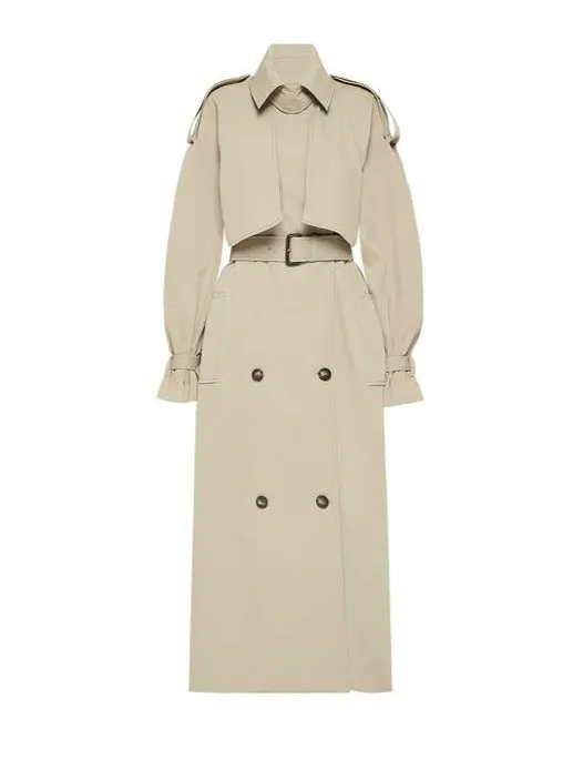 Camilla and Marc Nelle Trench in Sage