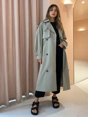 Camilla and Marc Nelle Trench in Sage