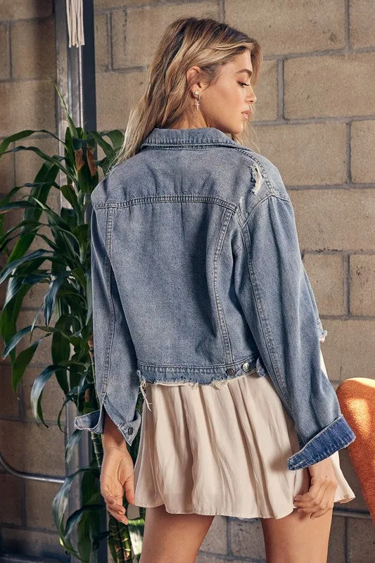 Color Denim Jacket