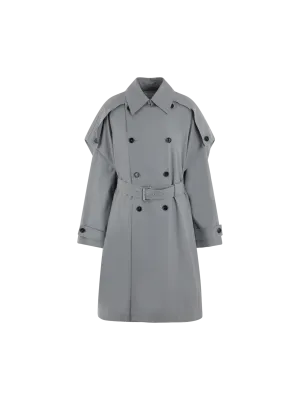 Compact Canvas Trench Coat