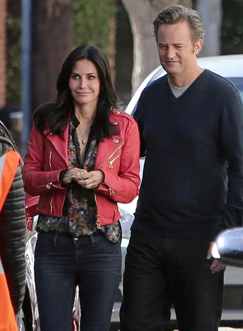 COURTENEY COX LEATHER JACKET | WOMEN CELEBRITY JACKET | GENUINE LEATHER JACKET BY TJS