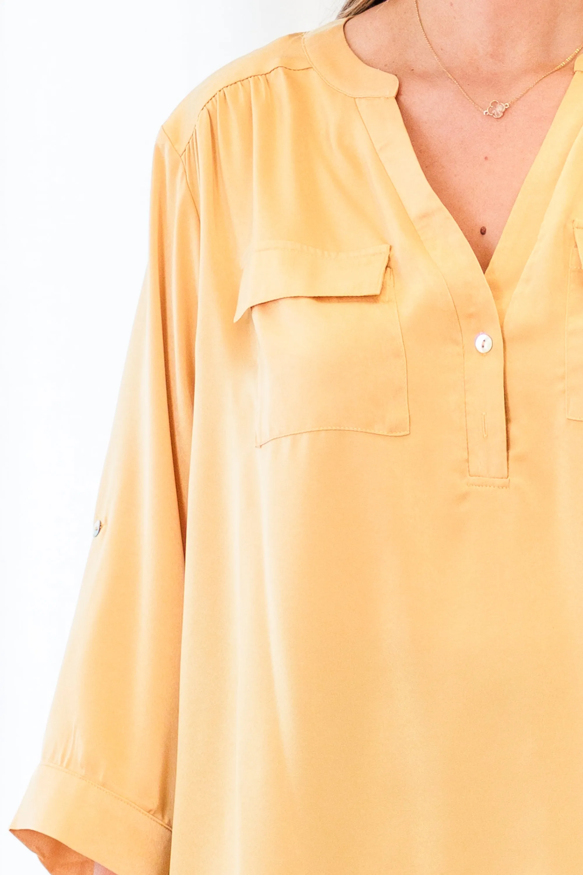 Cute And Charming Top, Yellow