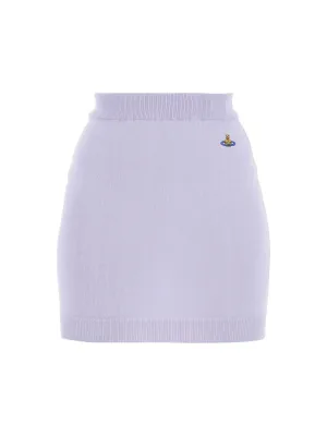 Embroidered Orb Cotton Skirt