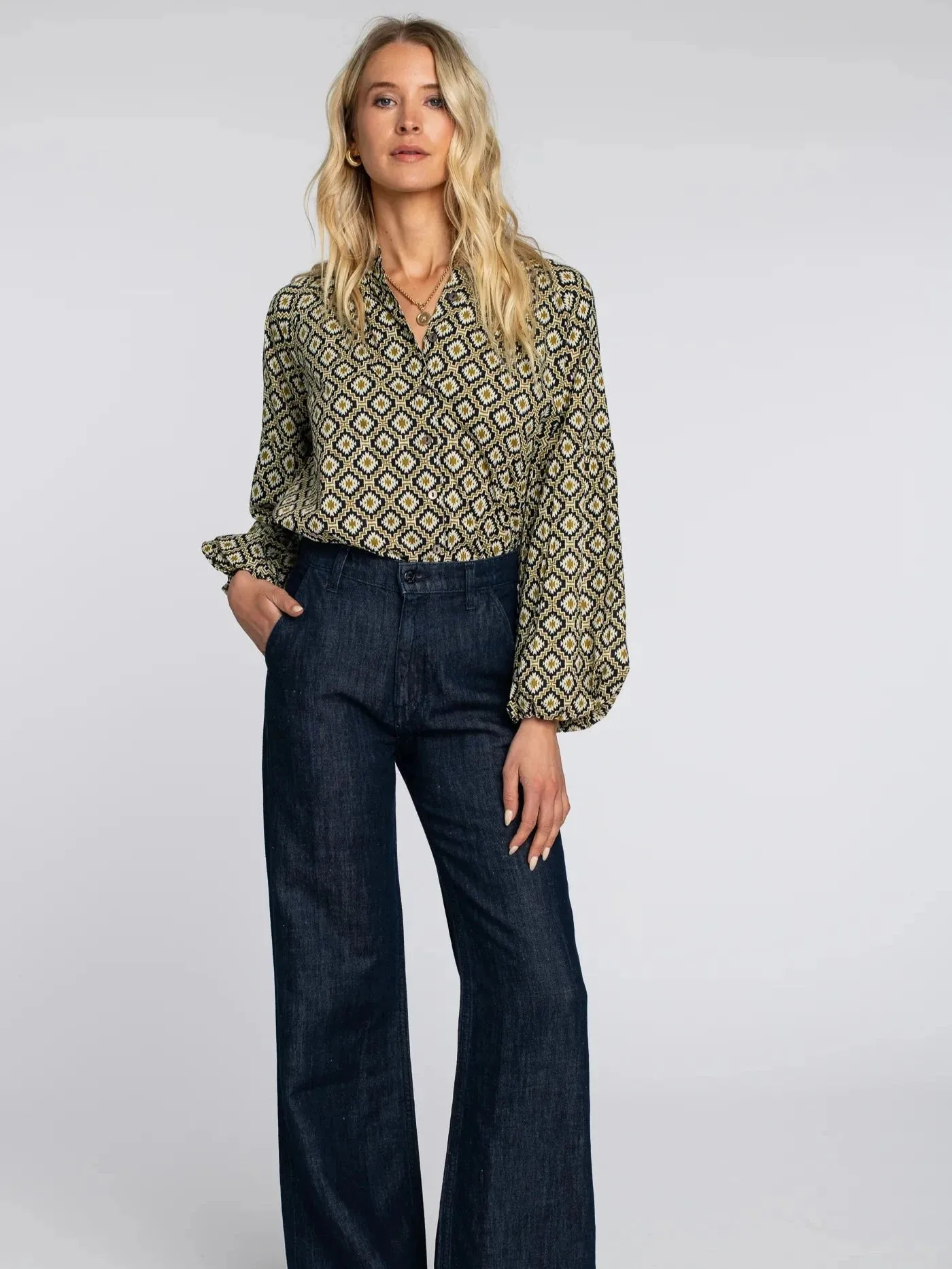 Emory Blouse in Patch