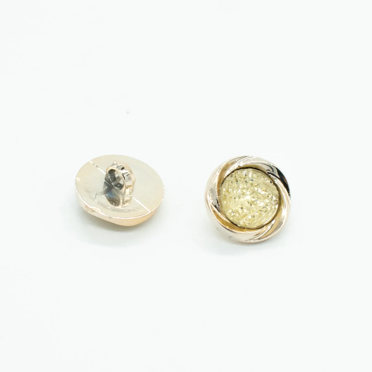 Fancy Light Gold Diamond Shank Button