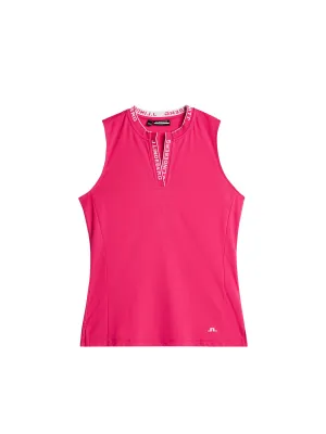 Leya Sleeveless Top / Pink Peacock