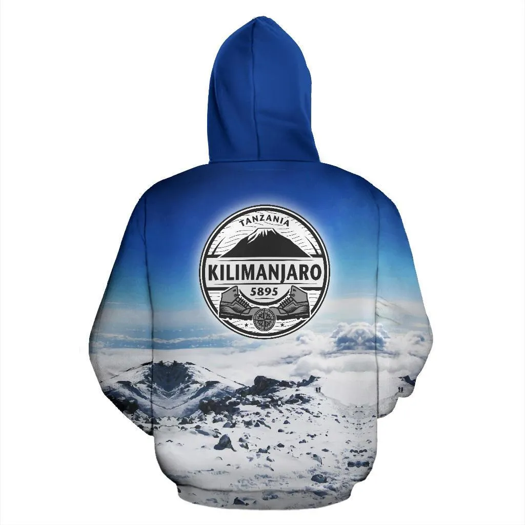 Marangu Route Kilimanjaro Mountain All Over Print Hoodie - BN14