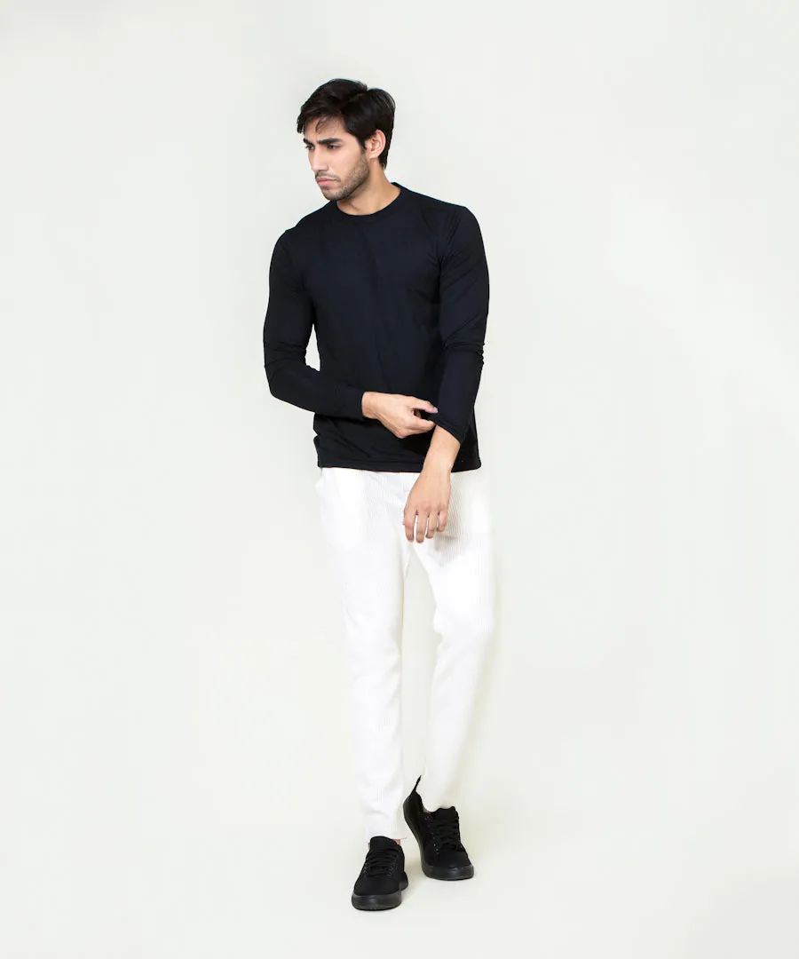 Men's Waffle knit Straight Pants