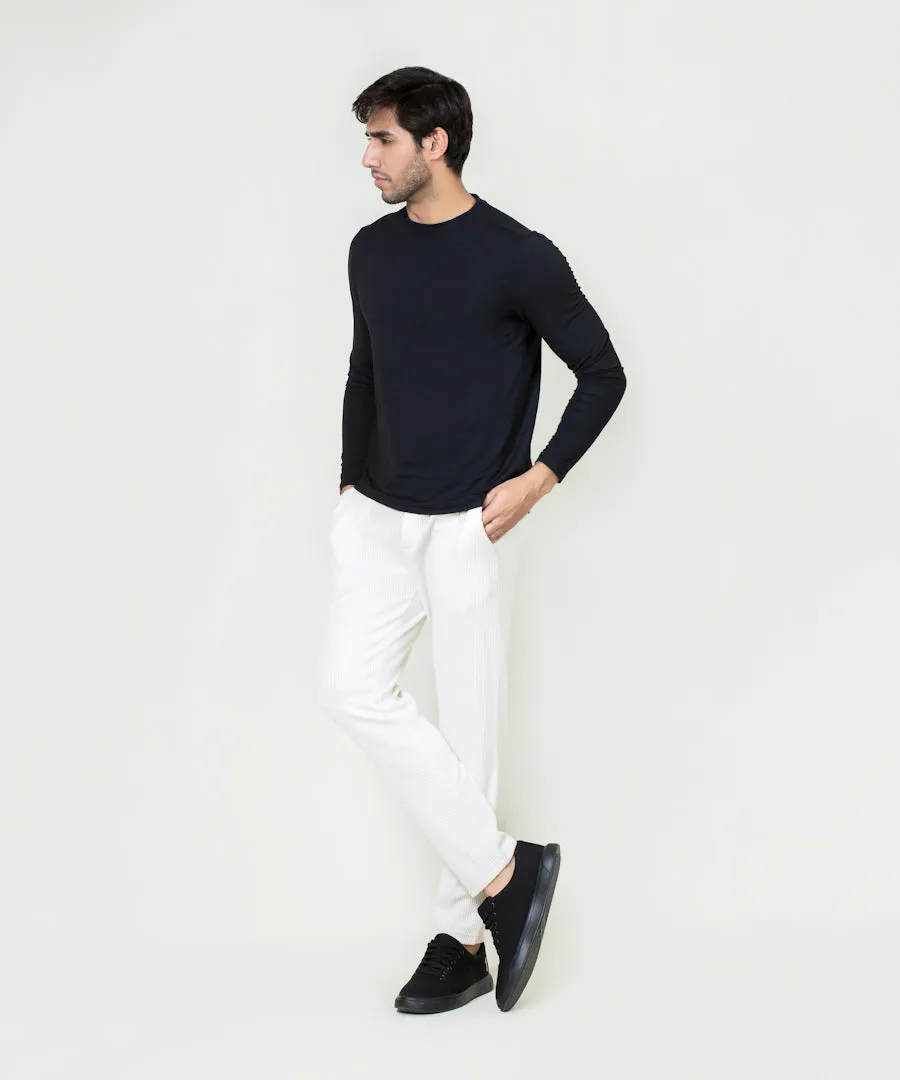 Men's Waffle knit Straight Pants