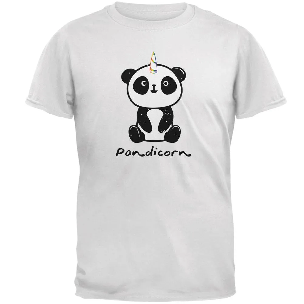 Pandicorn Panda Unicorn Mens Soft T Shirt