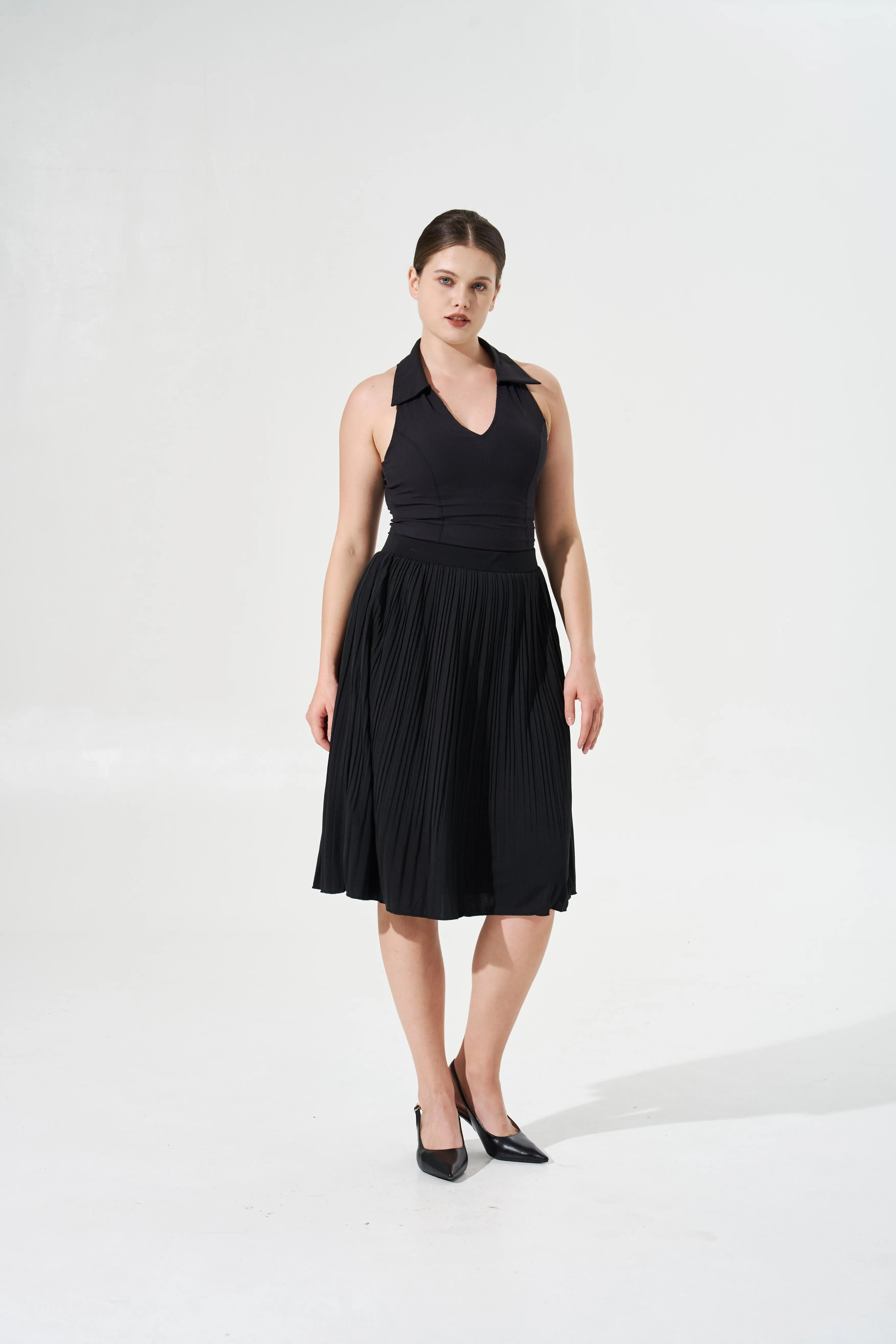 Tangs Display - Cooling & Stretchable Swirl Pleated Skirt