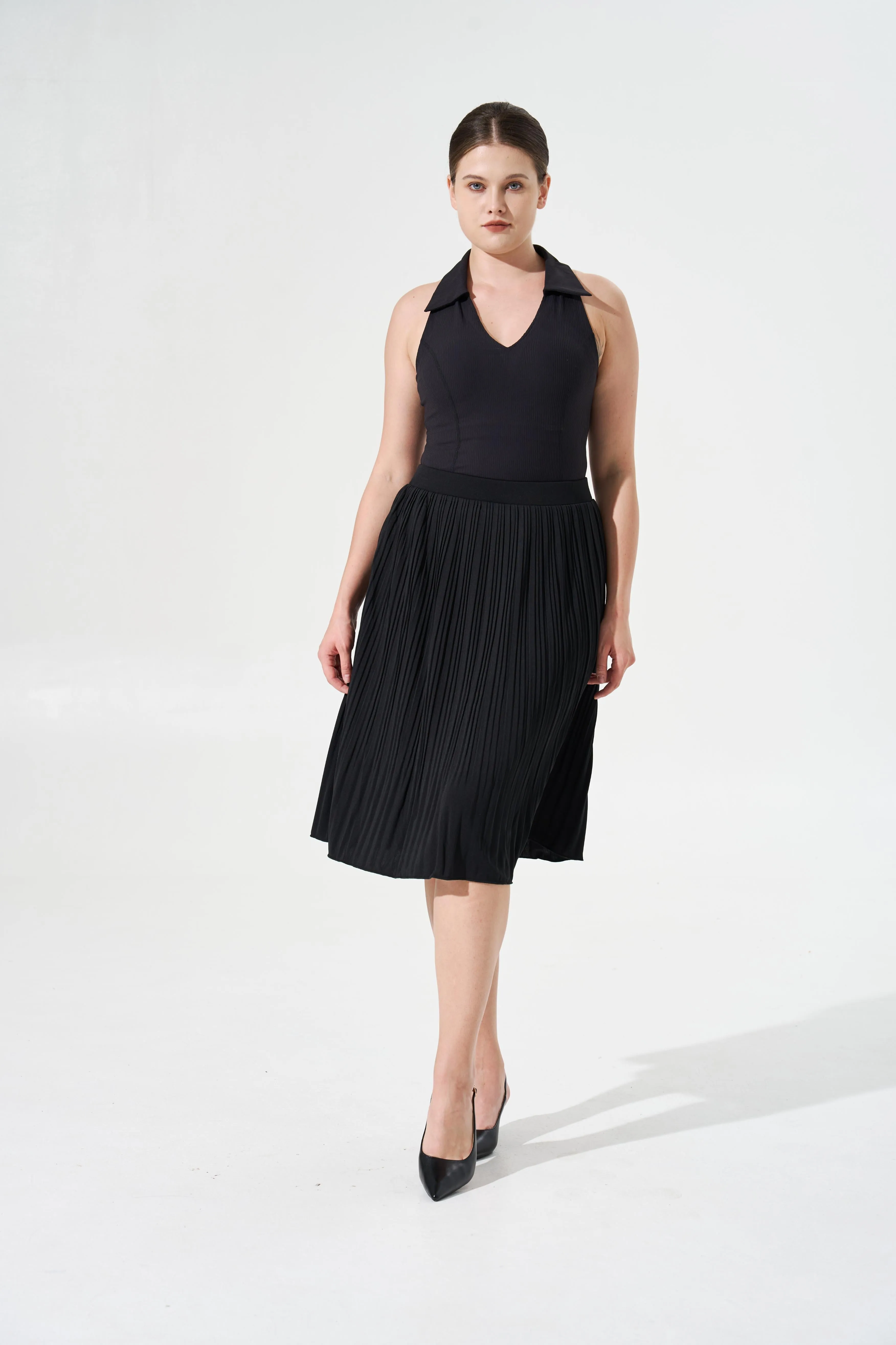 Tangs Display - Cooling & Stretchable Swirl Pleated Skirt