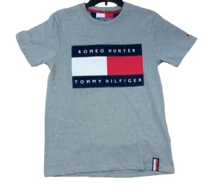 Tommy Hilfiger  men's shirt short sleeve GRAY