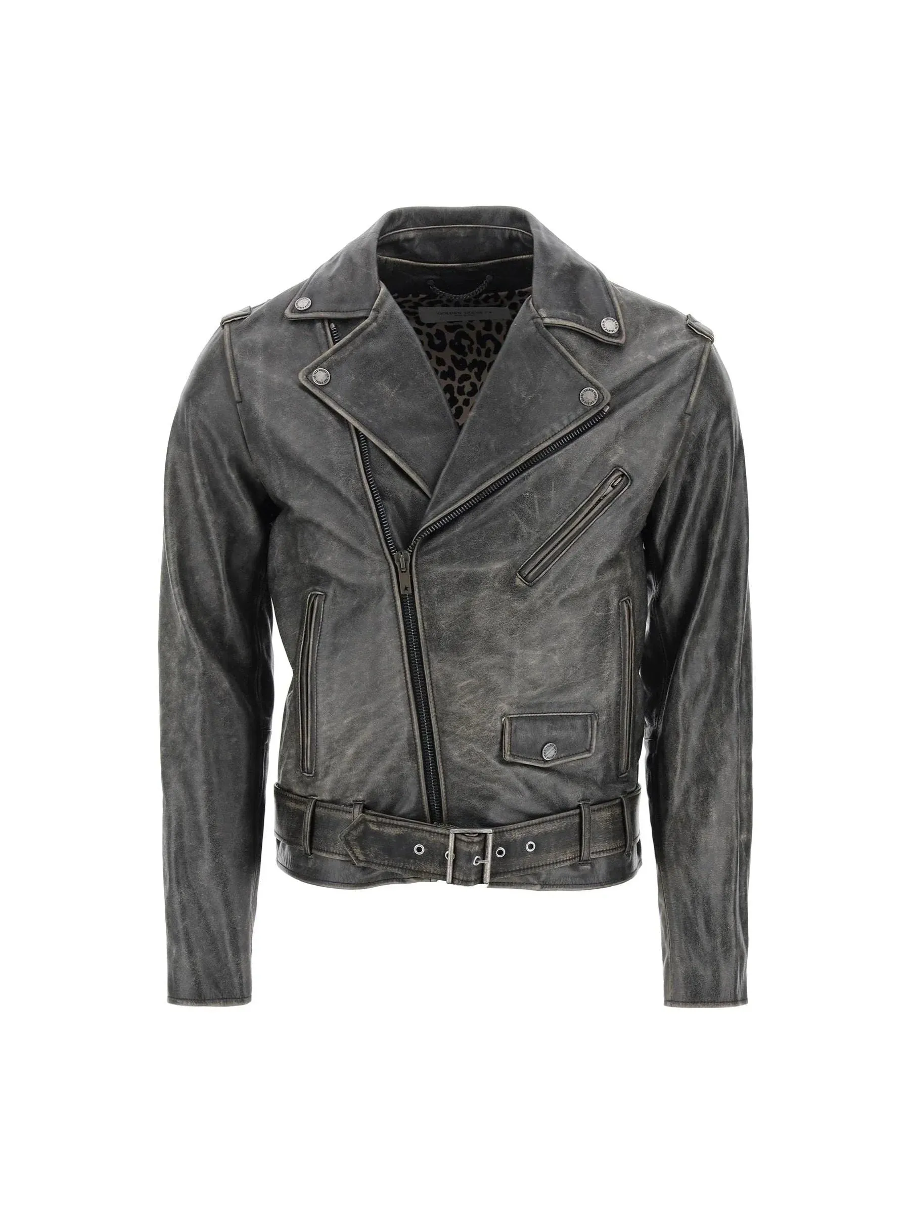 Vintage Biker Leather Jacket