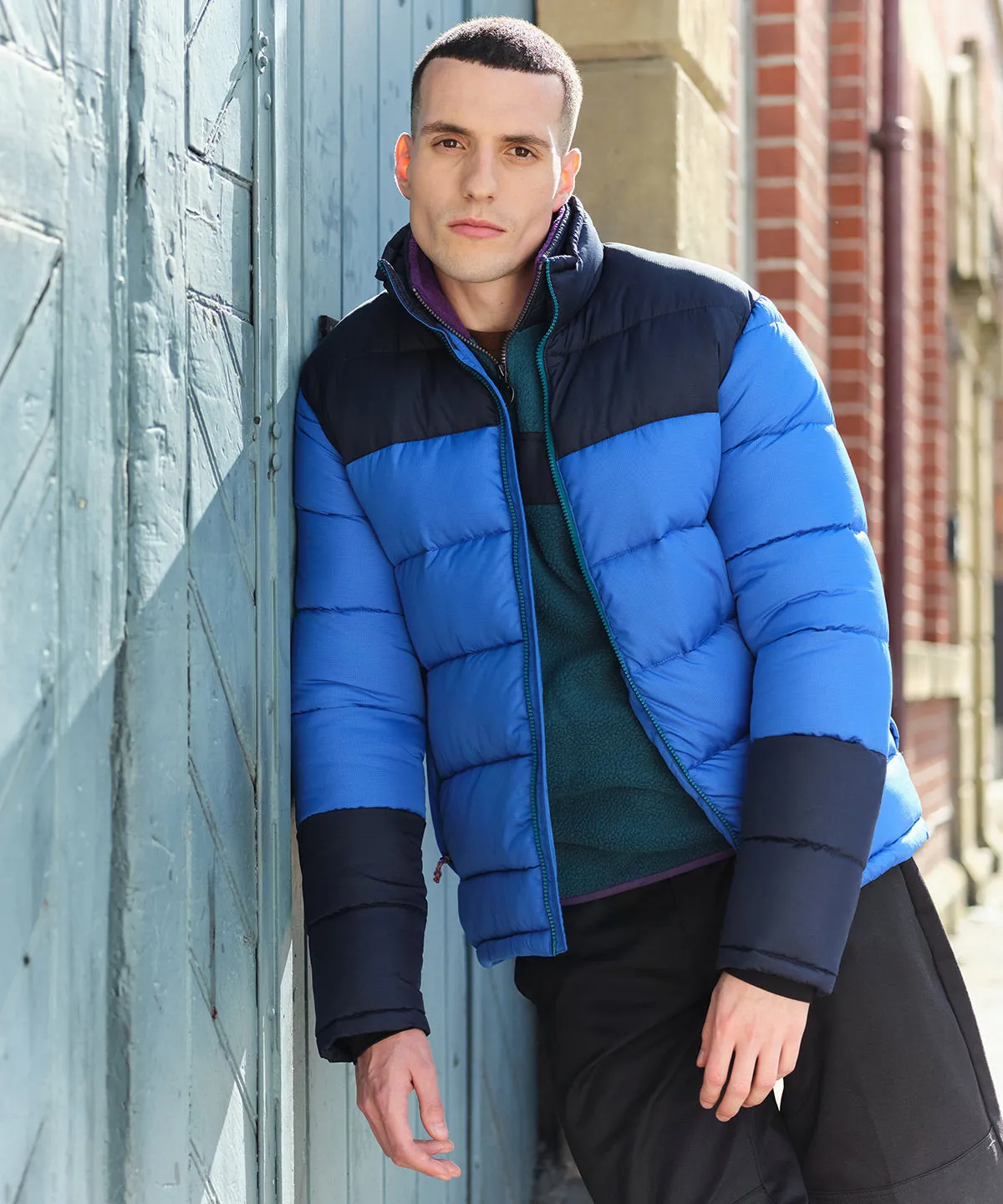 Vintage puffer jacket | Strong Blue/Navy