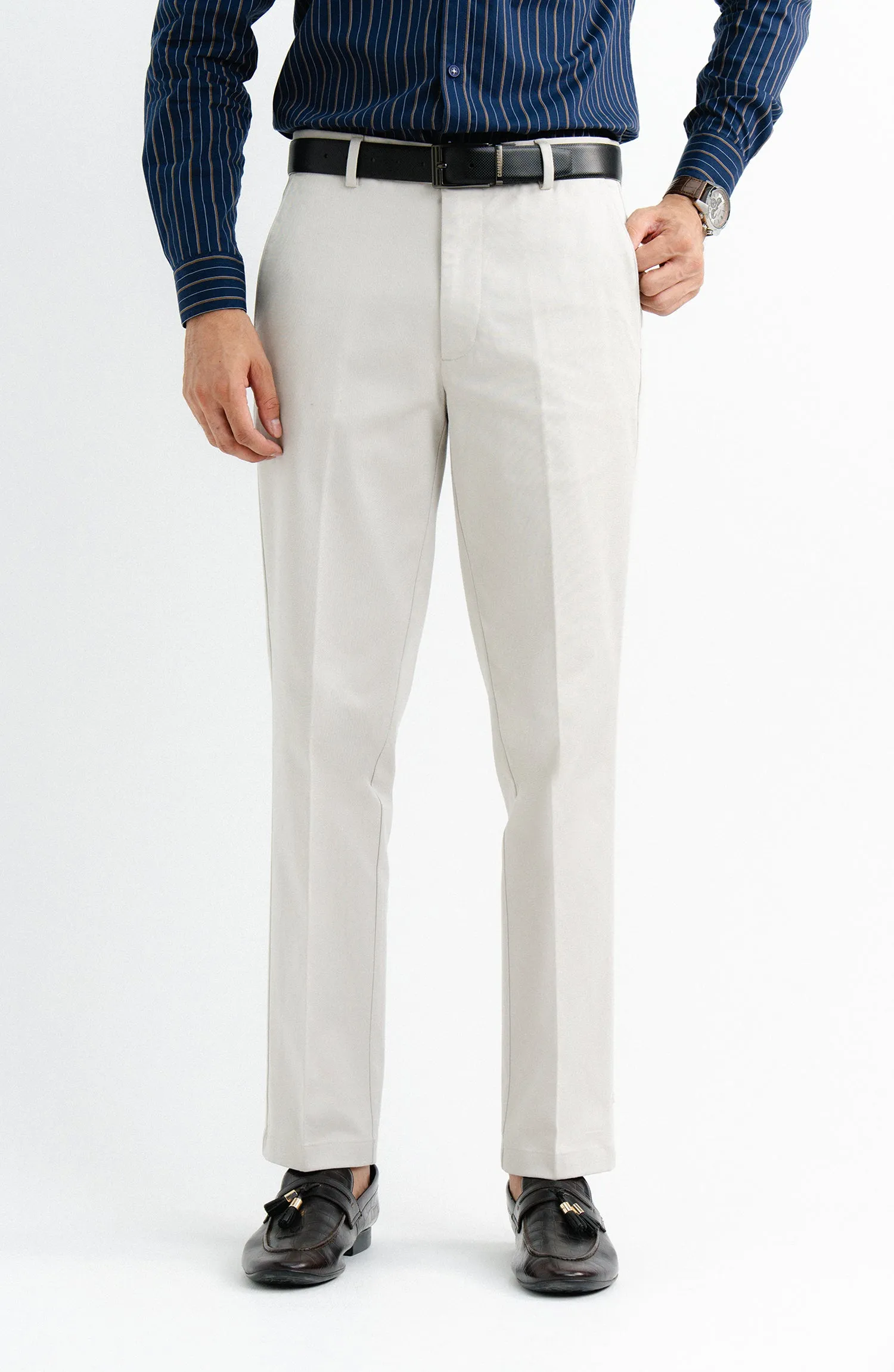 Wrinkle Free Pant - Beige