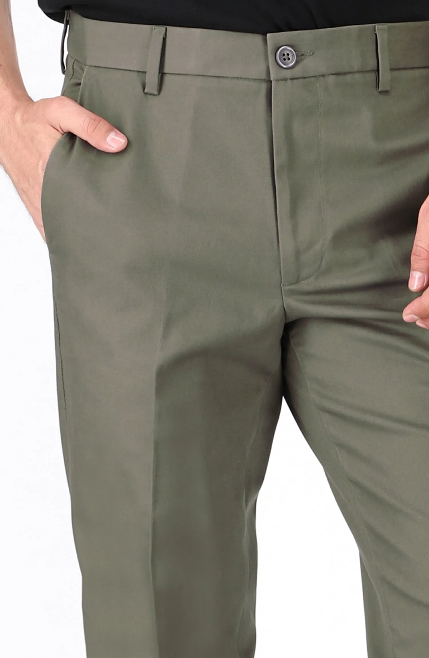 Wrinkle Free Pant Olive